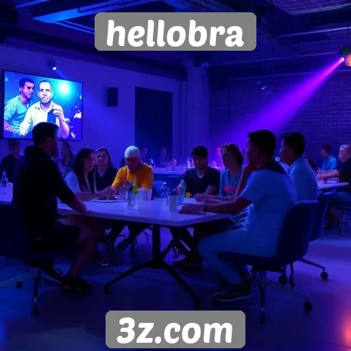 a comunidade de jogadores do hellobra em crescimento